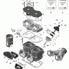 MX Z TRAIL 500SS Цилиндр и головка