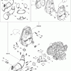 GSX LTD 600HO SDI 01- exhaust system 600ho sdi