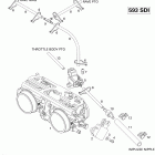 Summit Adrenaline 600HO SDI Корпус дросселя