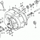 TRX200D Крышка картера правая