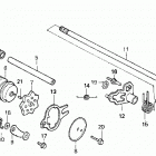 TRX200D Вилка переключения передач