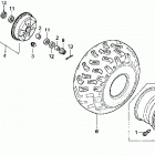 TRX200D Переднее колесо