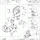 MX Z Renegade 600HO SDI 01- exhaust system 600 ho sdi