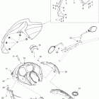 GSX LTD 800 HO PTEK 09- windshield and console 800 ho