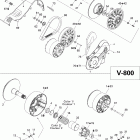 Legend Trail V800 Вариатор