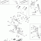 MX Z XRS 800HO PTEK Передняя подвеска и лыжи