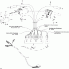 Skandic WT 550 10- steering wiring harness wt 550