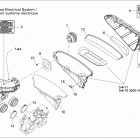 MX Z Renegade 600HO SDI 02- air intake system 600 ho sdi