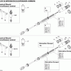 MX Z X 600HO SDI Амортизатор в разборе задний 1