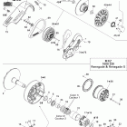 MX Z 1000 SDI Renegade RT Вариатор