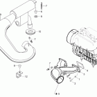 Skandic WT 550 01- exhaust system 550