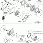 MX Z Adrenaline 800 HO PTEK 05- pulley system adrenaline
