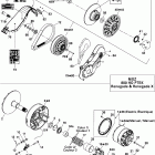 MX Z Renegade X 800HO PTEK 05- pulley system renx 800
