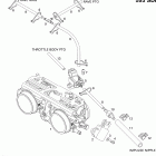 GSX LTD 600 HO SDI Корпус дросселя
