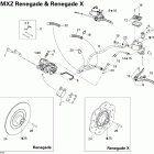 MX Z Renegade 600HO SDI 06- hydraulic brakes ren 600