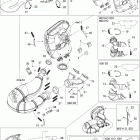 MX Z Trail 500SS 01- exhaust system 500 ss