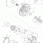 Skandic 600 SUV 05- drive pulley 600 suv
