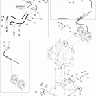 Skandic 600 SUV 01- engine and engine support 600 suv