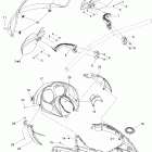MX Z X 600HO SDI Ветровое стекло и консоль