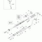 MX Z 440X Racing Амортизатор в разборе передний