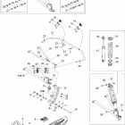 GSX LTD 800 HO PTEK 07- front suspension and ski ltd