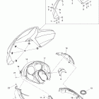 MX Z Blizzard 800HO PTEK 09- windshield and console blizzard