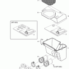 Skandic WT 550 02- air intake system 550