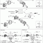 MX Z Blizzard 800HO PTEK 10- steering wiring harness x, blizzard