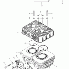 Skandic LT 440F Цилиндр и головка