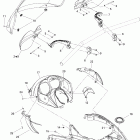 MX Z 550X 09- windshield and console 550x