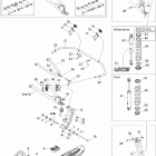 MX Z Trail 500SS 07- front suspension and ski trail