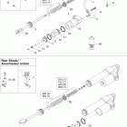 MX Z XRS 800HO PTEK Амортизатор в разборе задний