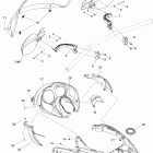 MX Z Renegade X 800HO PTEK 09- windshield and console renx 800