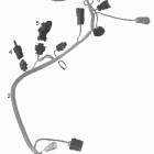 Expedition TUV 600 HO SDI Жгут проводов двигателя