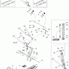 MX Z Blizzard 800HO PTEK 07- front suspension and ski blizzard