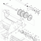 Skandic LT 440F 07- drive axle and track