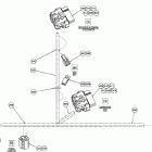 Legend Trail V800 10- electrical harness hood