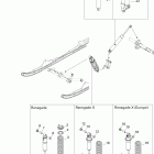 MX Z 1000 SDI Renegade RT Задний амортизатор