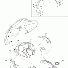 MX Z Renegade 600HO SDI 09- windshield and console ren 600