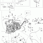 Summit Adrenaline 600HO SDI 01- engine and engine support 600ho sdi