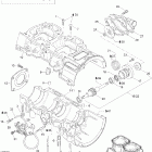 Expedition 600 HO SDI Картер , водяной и масляный насос