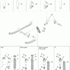 MX Z 800 HO Adrenaline & X Задняя подвеска-амортизатор