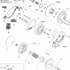GSX 380F 05- pulley system gsx 380f