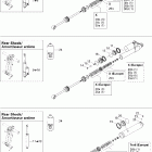 MX Z 800 HO Adrenaline & X 08- take apart shock, rear 2 (800)