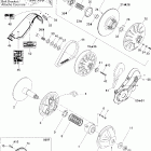 MX Z 550X 05- pulley system mx z 550f