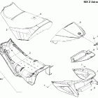 MX Z 600 HO SDI Adrenaline & X 09- seat adr