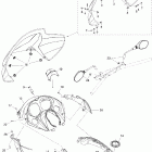GSX 800 HO 09- windshield and console 800