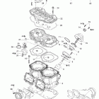 GTX 500SS Цилиндр 593, выпускной коллектор и можностной  кла...