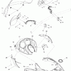 MX Z 550X 09- windshield and console mxz x