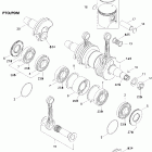 Expedition 550F Коленвал и поршни